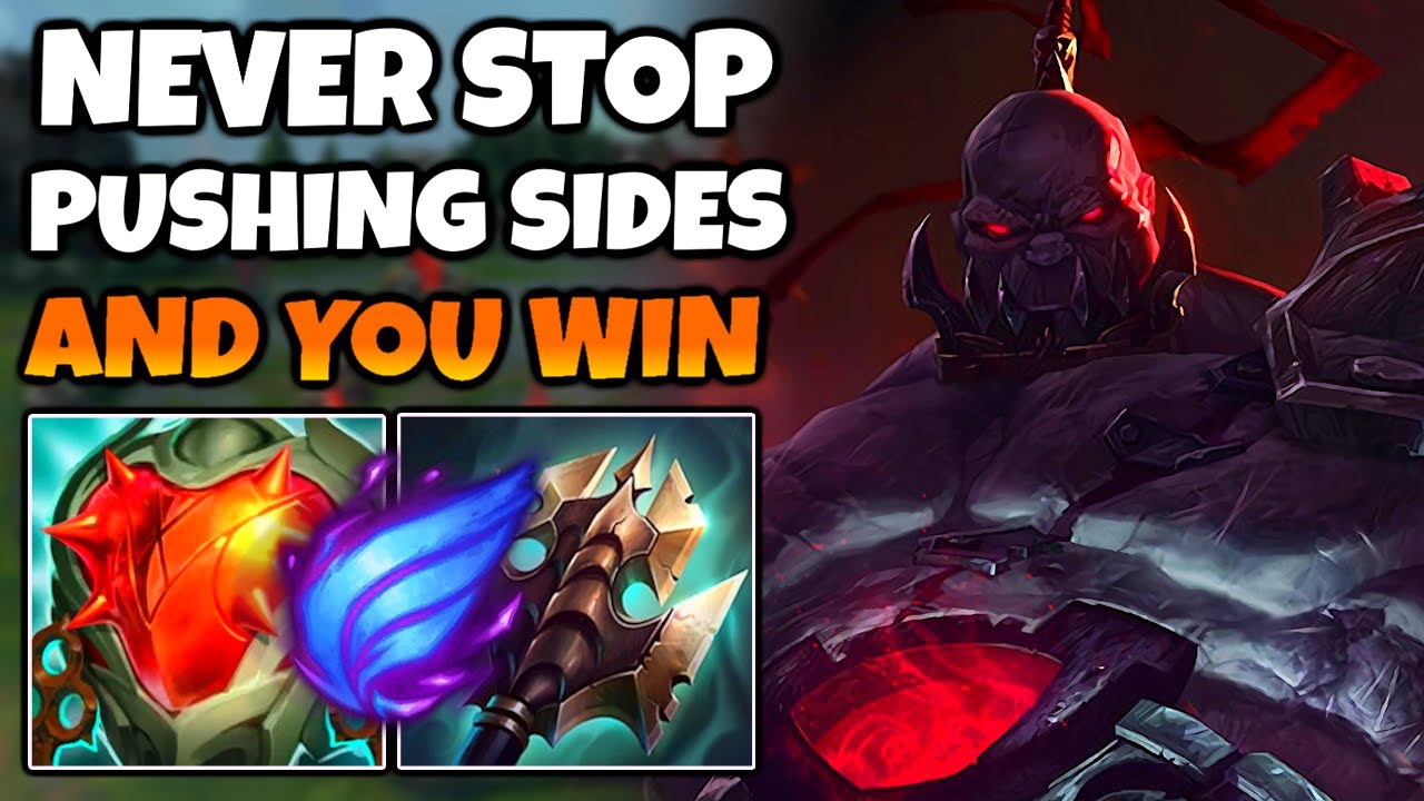 Just never stop pushing and you win. Sion Mid
