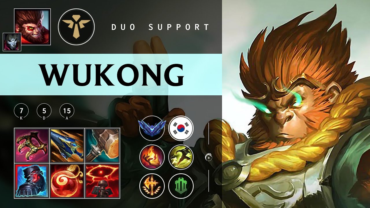 Wukong Support vs Nautilus - KR Diamond Patch 25.24