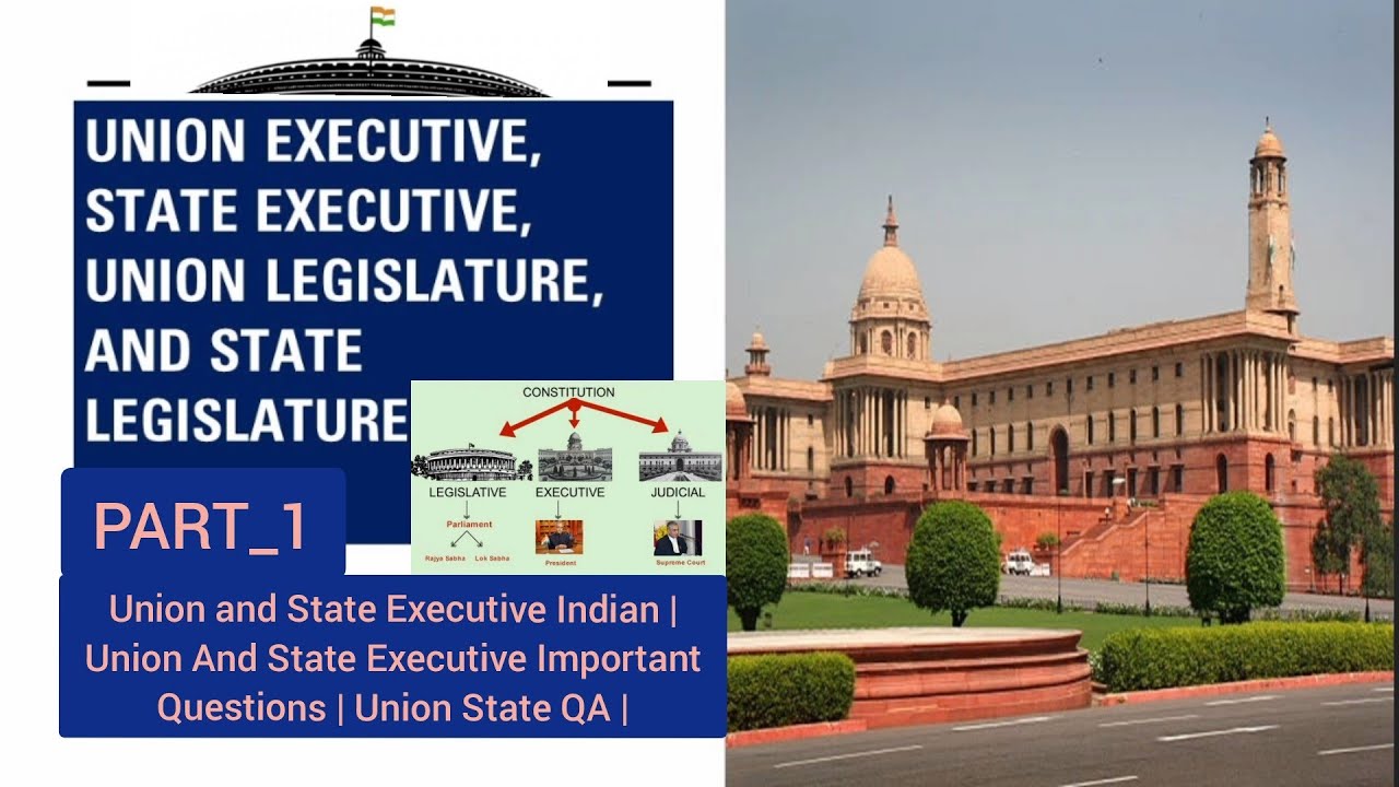 Union and State Executive Indian Polity |  General Knowledge Union And State Executive | Questions |
