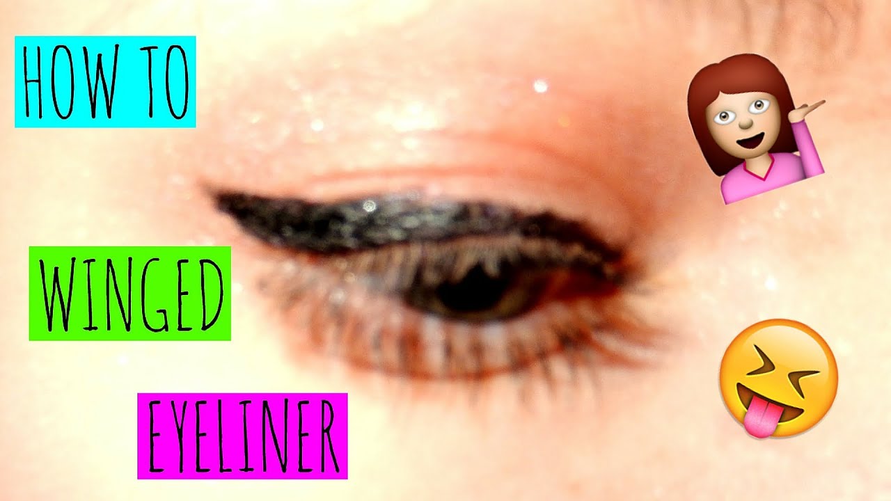 How to do Winged Eyeliner! | KaylasBeautyBoutique