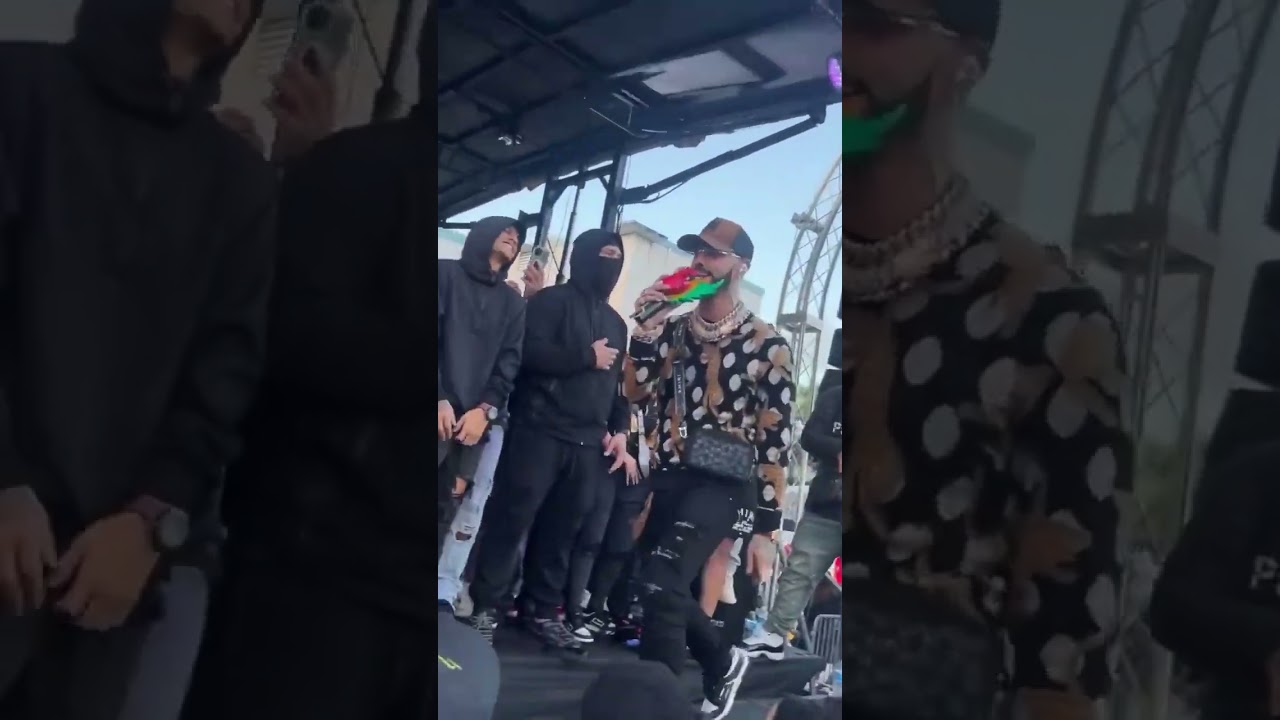 Anuel AA - Arcangel Es Chota (en vivo) (Party Monte Hatillo)