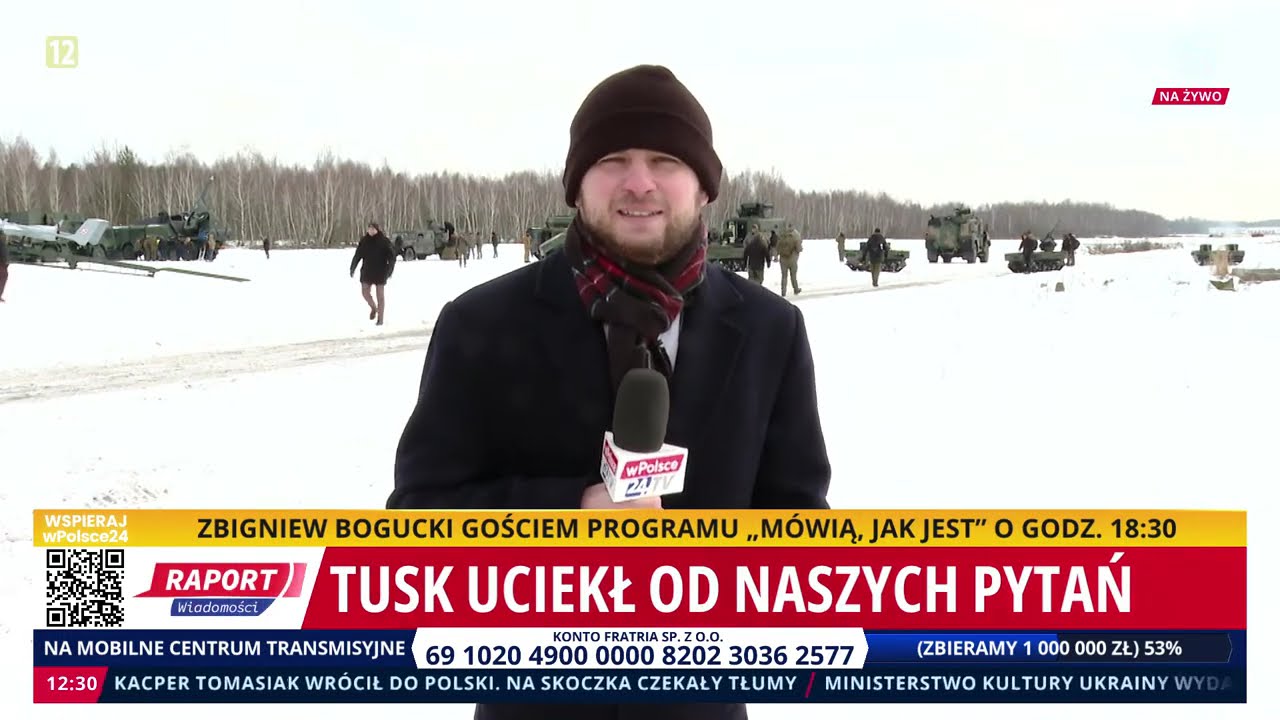 Tusk uciekł od naszych pytań! Raport Wiadomości wPolsce24