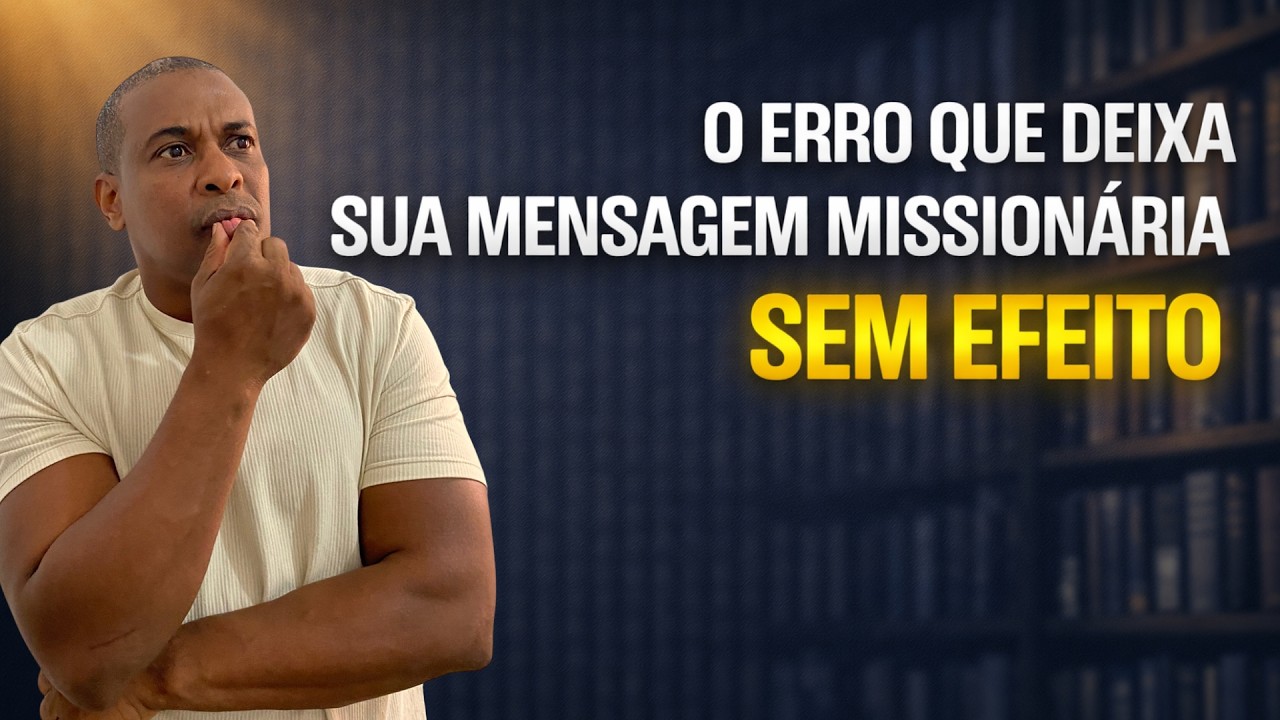 🔴Pregação completa  CULTO DE MISSÕES (Sermão Expositivo) PALAVRA DE Deus