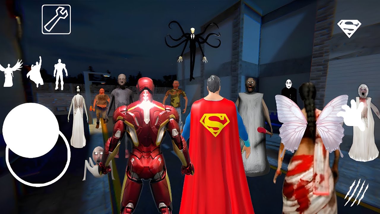 Playing As Superman, Ironman & Flying Kamla In Granny The Mall 
