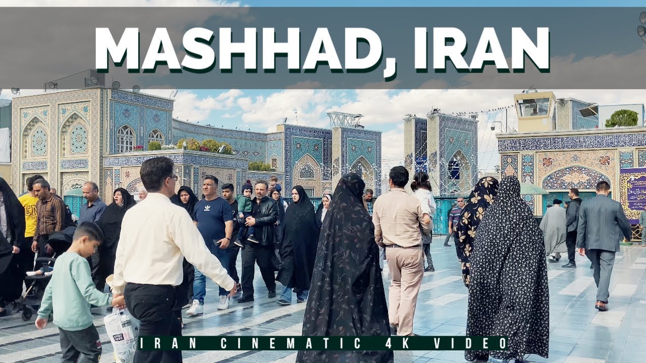 Imam Reza Holy Shrine in Mashhad, Iran Cinematic 4k