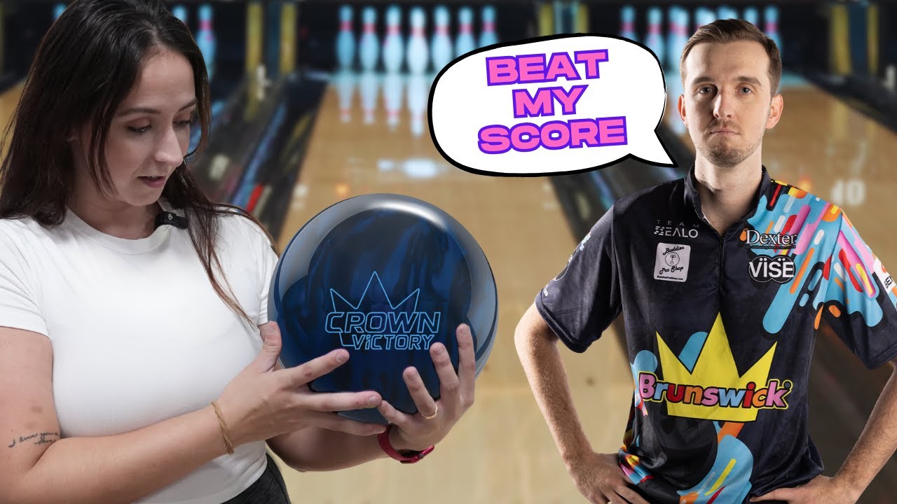The House Bowling Challenged Me With The Brunswick Crown Victory!