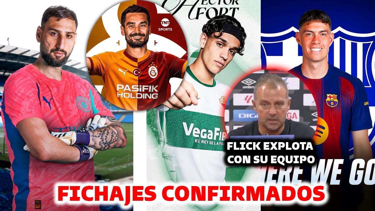 🚨ULTIMOS FICHAJES BOMBA OFICIAL DE ESTE MERCADO DE FICHAJES - FLICK EXPLOTA CON SU EQUIPO