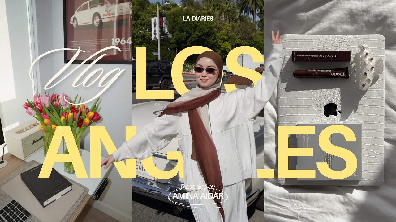 LA VLOG: Estée Lauder pop-up в Лос-Анджелесе | прогулка с мужем | покупки в Dior & распаковка