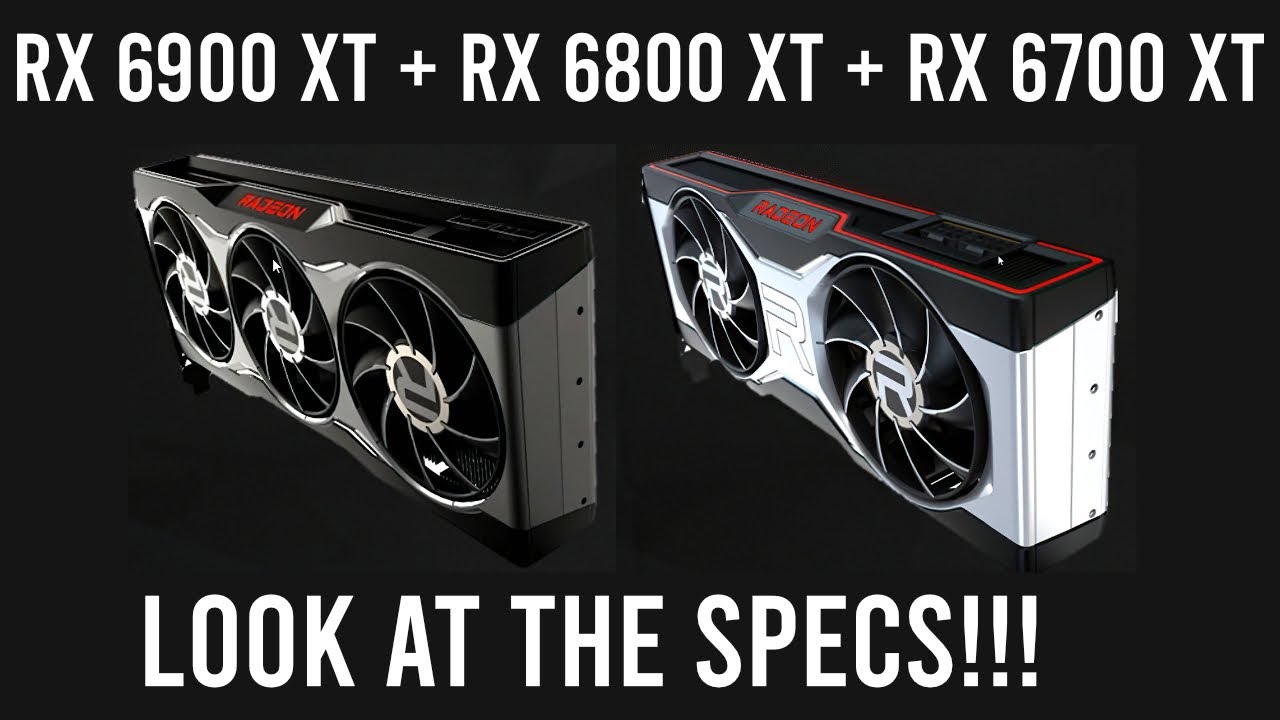 😏Newegg Insider publishes AMD RX 6900 XT, RX 6800 XT, RX 6700 XT specs