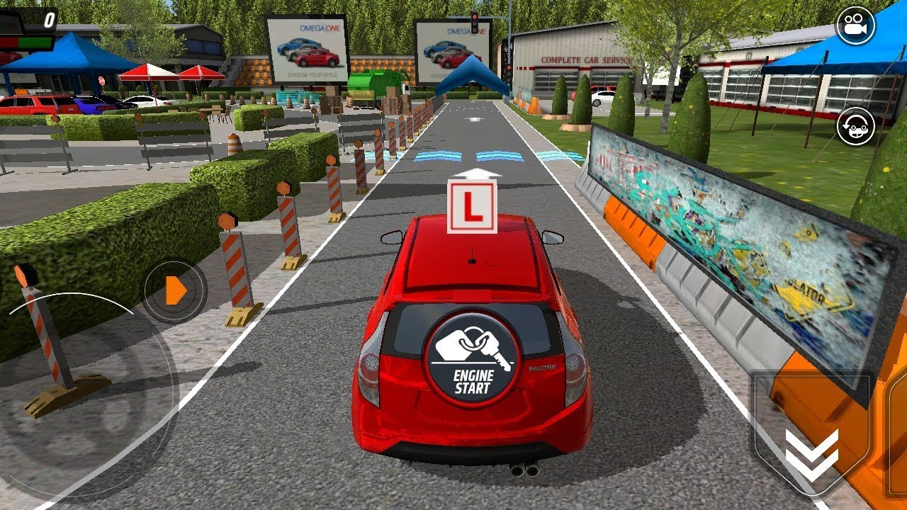 Playing Car Driving School Simulator Tutorial Lesson 3