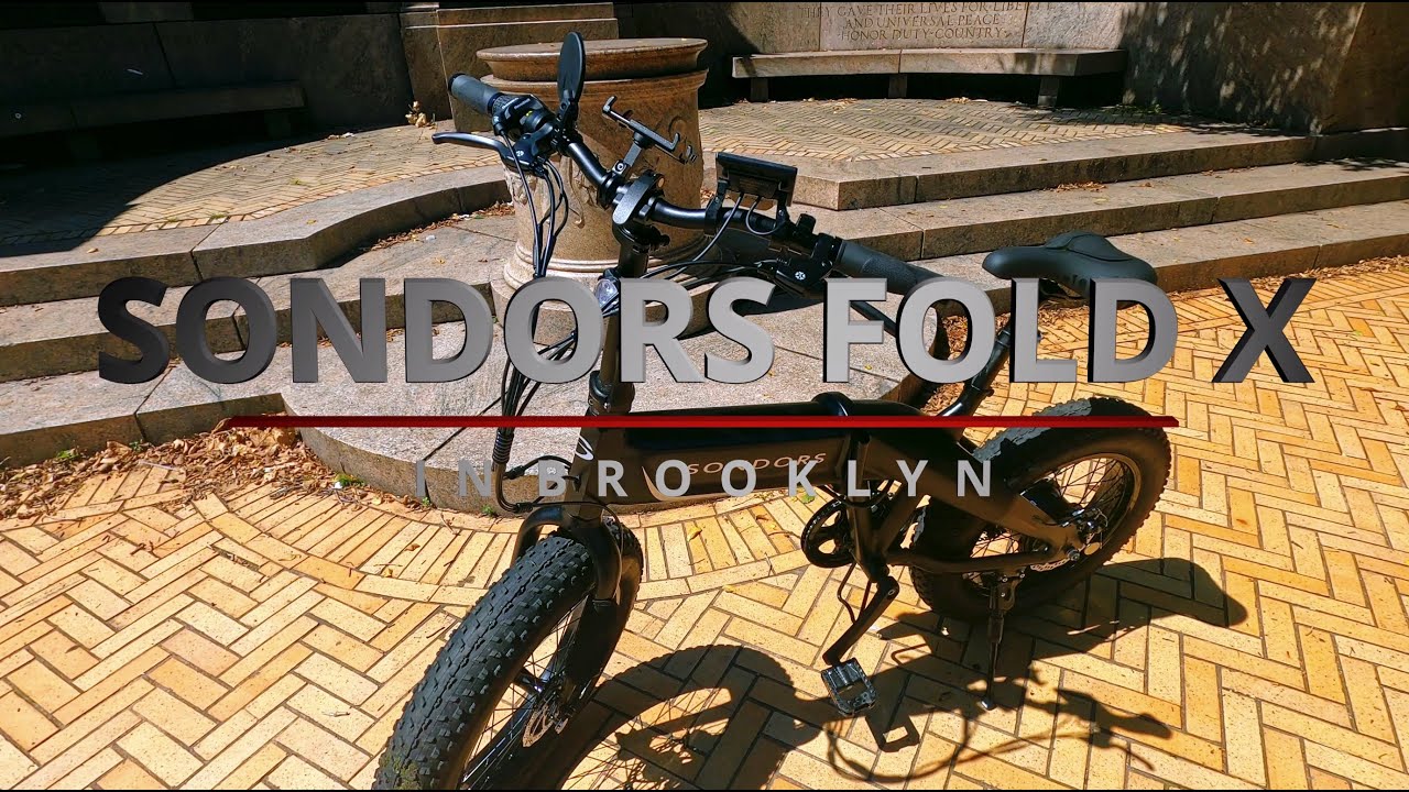SONDORS FOLD X E-BIKE IN BROOKLYN, NEW YORK CITY 4K