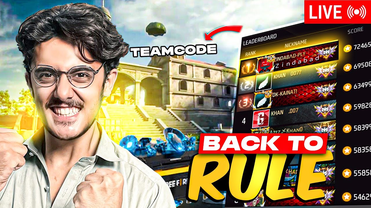 [LIVE] Back With Old Style & Teamcodes For Subscribers | Garena Free Fire