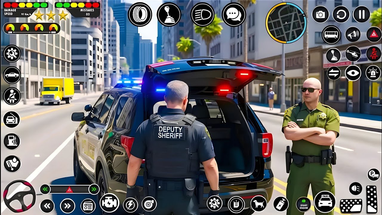 🚓 Police Car Chase Simulator 3D – Real City Cop Pursuit Gameplay (Android)