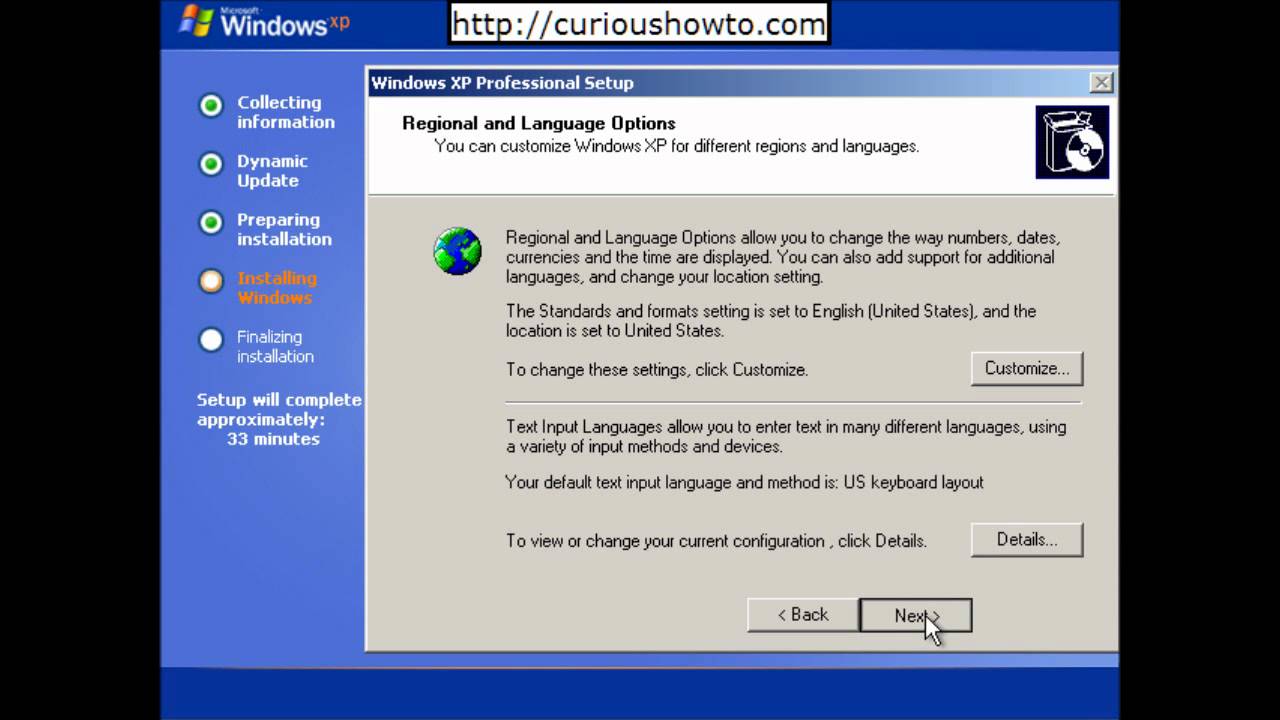 How to install Windows XP Professional with SP3