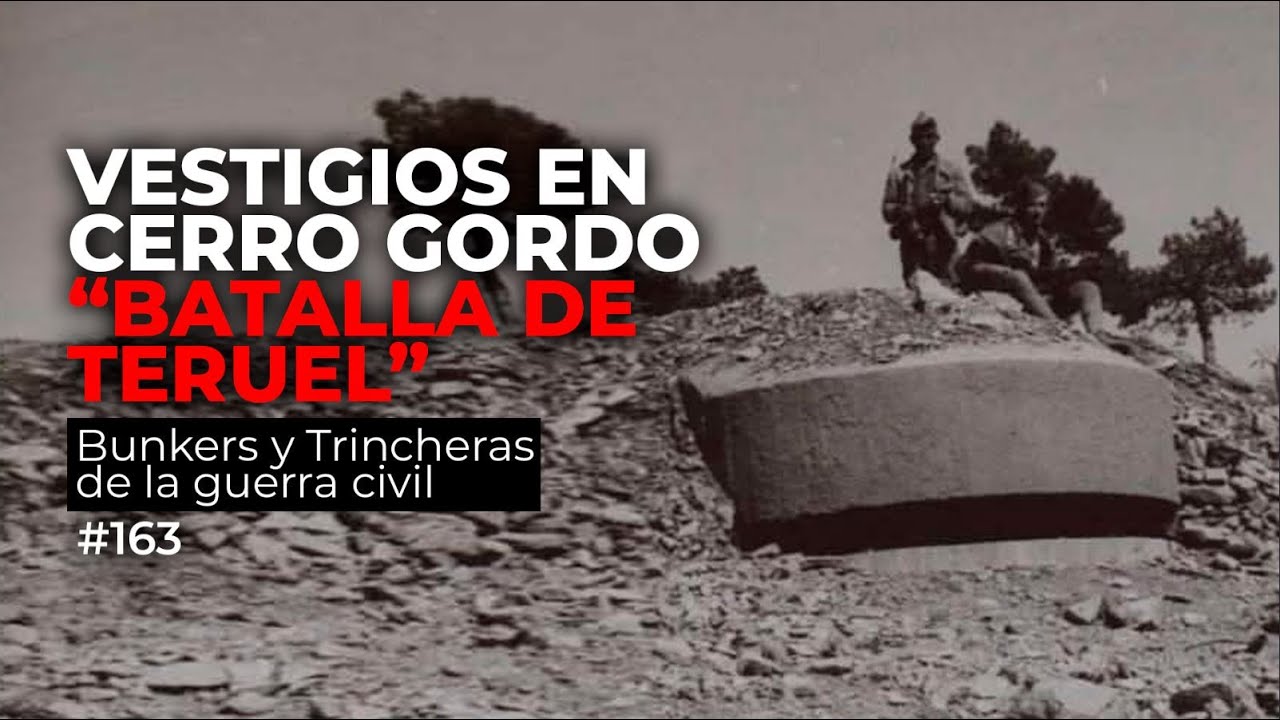 ALUCINANTES LAS POSICIONES DEFENISVAS DEL CERRO GORDO EN TERUEL #TRINCHEREANDO163