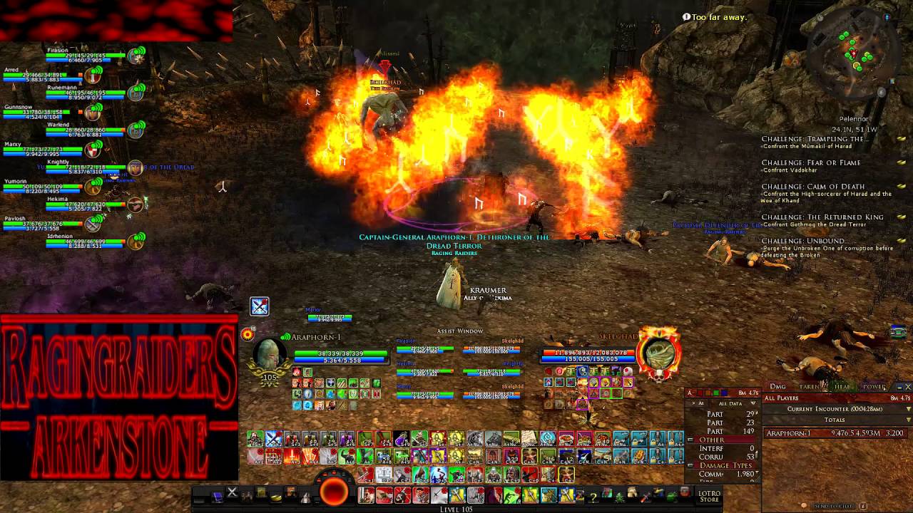LOTRO Unbroken One T2C - Raging Raiders