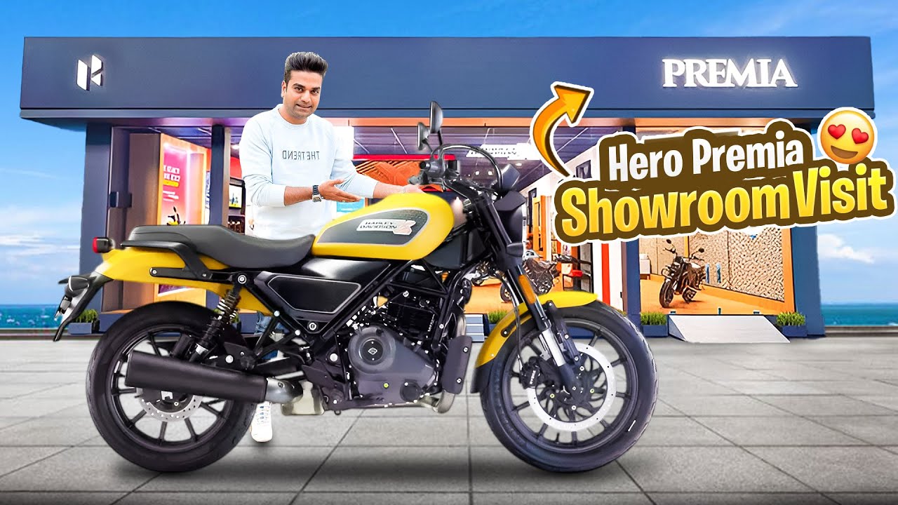 Visiting Hero Premia Showroom | International Standard of New Hero Motorcycle Stores in India