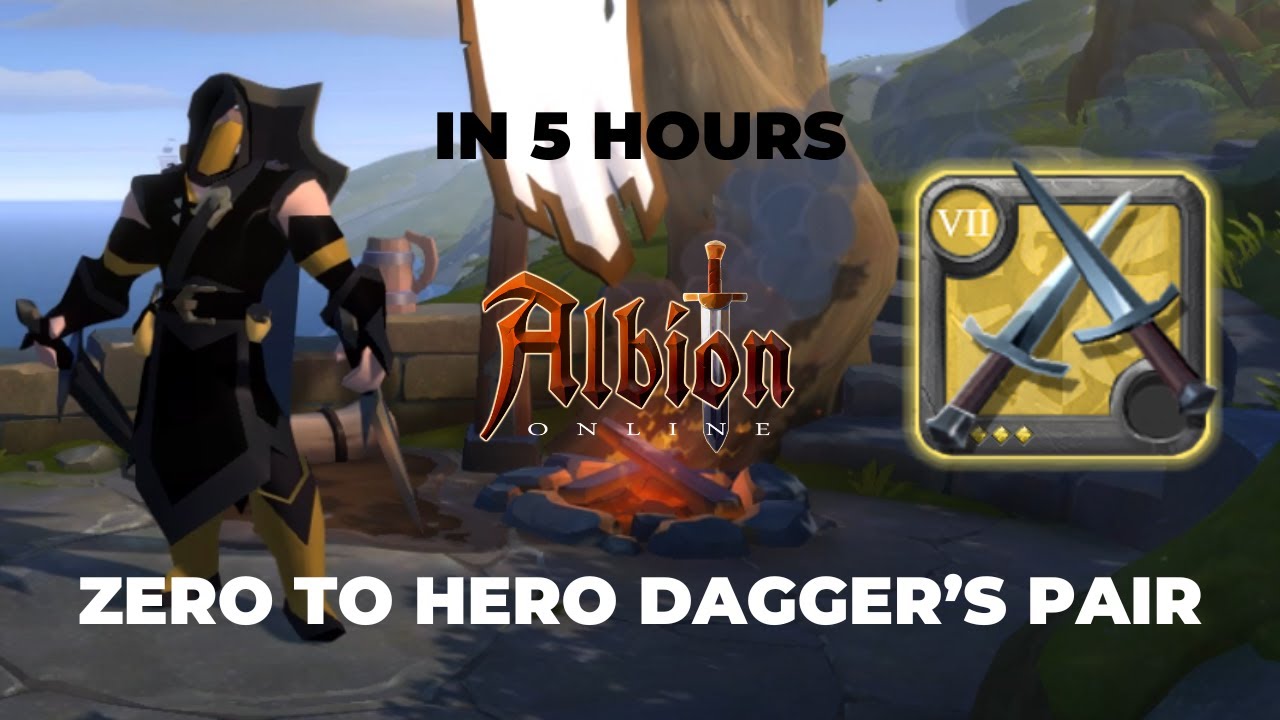 ZERO TO HERO DAGGERS PAIR IN 5 HOURS...Albion Online // UP FAME IN PVE STYLE