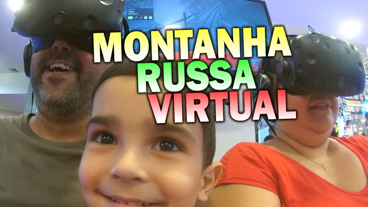 PAPAI E MAMÃE NO SIMULADOR DE MONTANHA RUSSA VIRTUAL 3D. SERÁ QUE PAGARAM MICO?