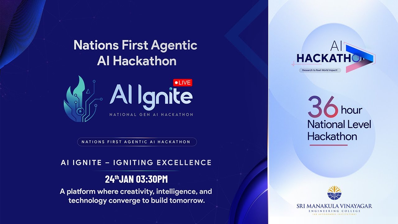 AI Ignite &ndash; Nation&rsquo;s First Agentic AI Hackathon | SMVEC