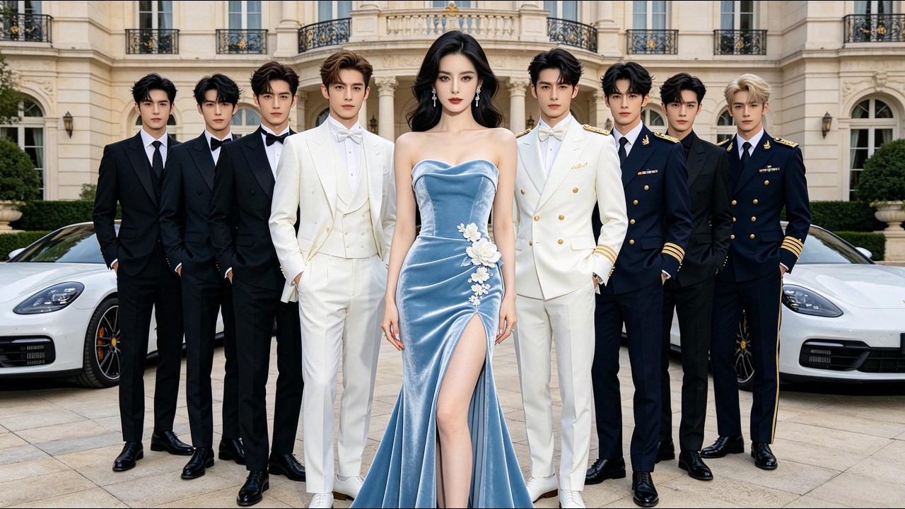 A fake heiress hits the slums, only to be SPOILED CRAZY by 8 billionaire BROTHERS!🎀#shorts  drama
