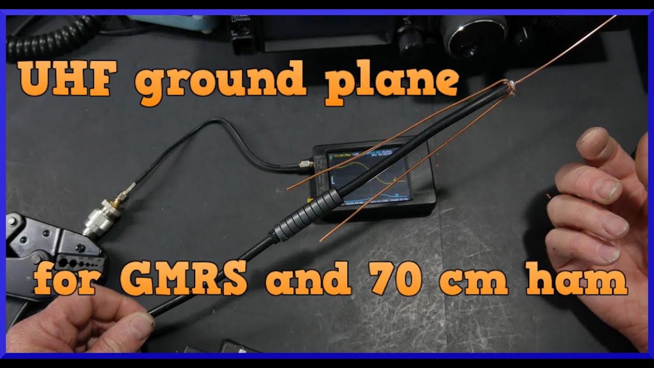 Building a broadband UHF antenna.