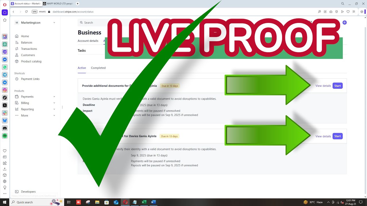 How to Verify Home Address in Stripe | Proof of Address Step by Step | Stripe Address Verification