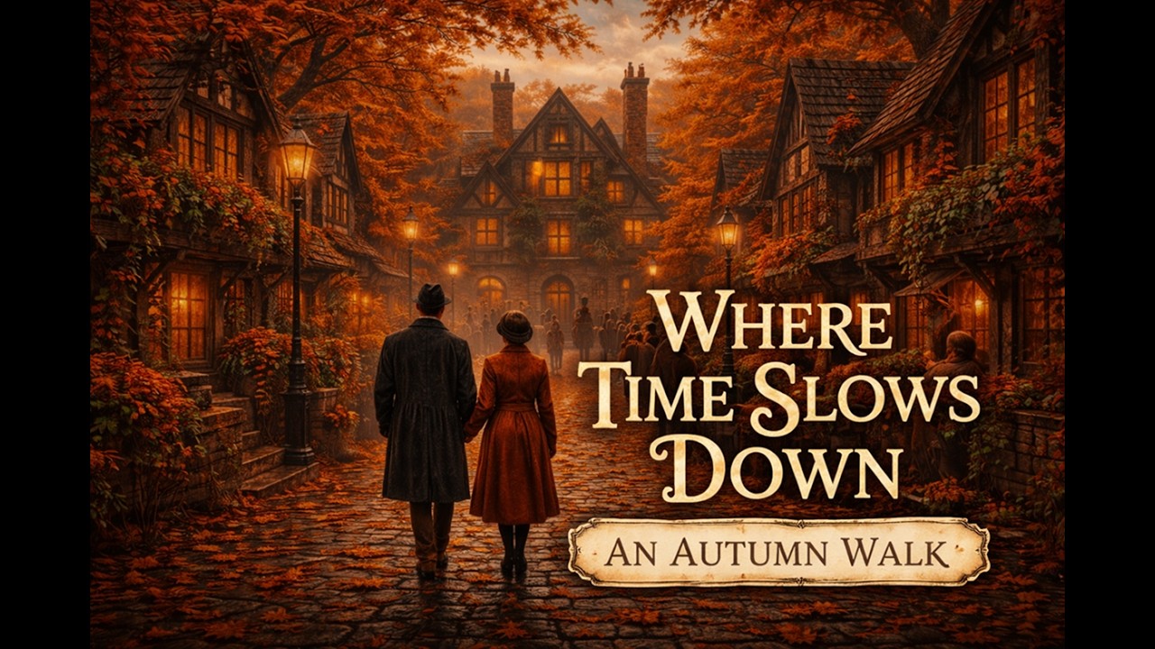 “Where Time Slows Down | An Autumn Walk Through a Forgotten Village | A Dark Academia Visual Story”