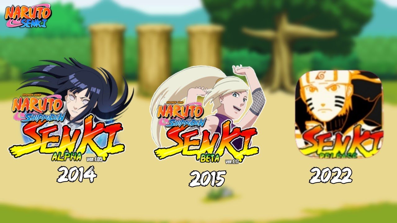 Naruto Senki 2014 vs 2015 vs 2022