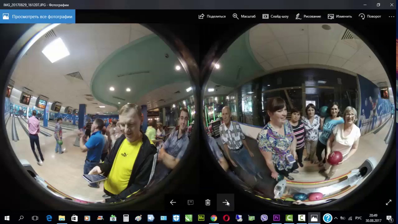 обработка панорамного видео 360 с камеры xiaomi