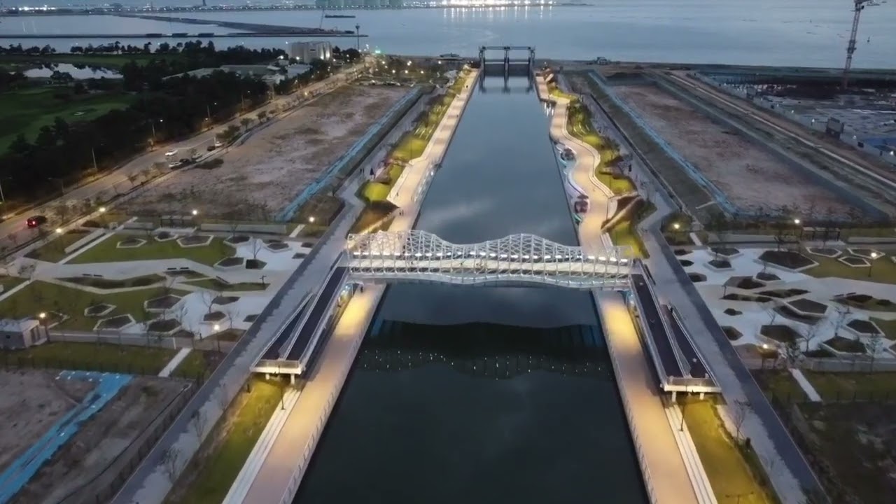 송도신도시 워터프론트 /WATER FRONT 드론 영상