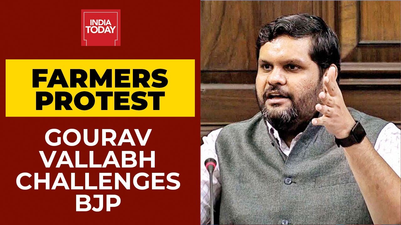 Congress' Gourav Vallabh Challenges Sudhanshu Trivedi To Visit Farmers Protest Site | India Today