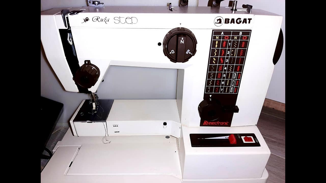 SEWING  MACHINES  STEP  BAGAT  RUZA