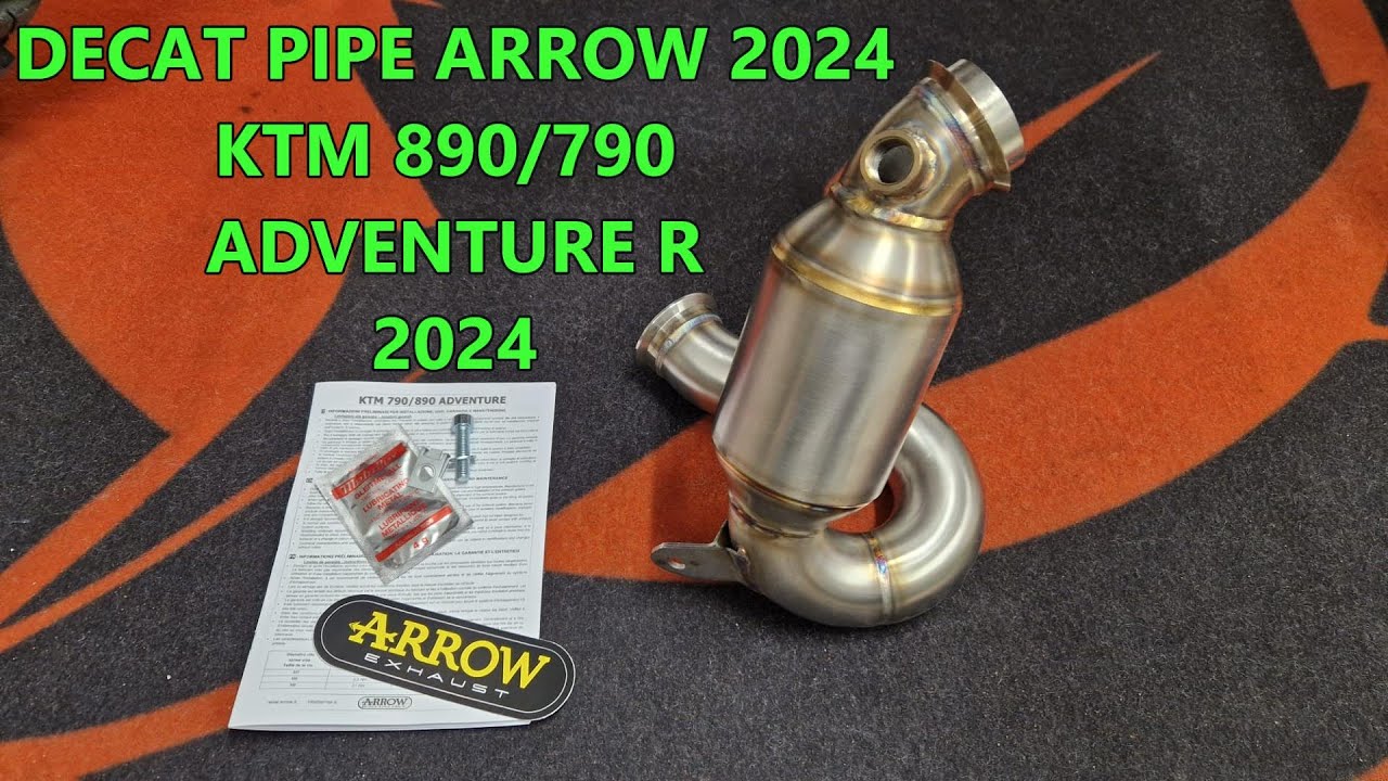 Decat Pipe tłumik katalizatora Arrow KTM 890 ADVENTURE R 2024