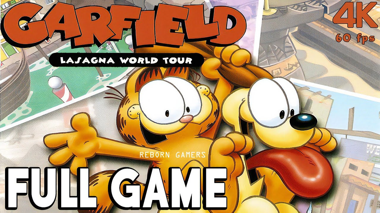 Garfield: Lasagna World Tour Full Gameplay Walkthrough 4K Longplay