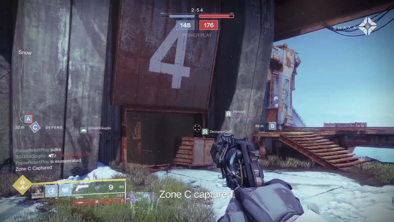 Destiny 2 go sub to pause reset play