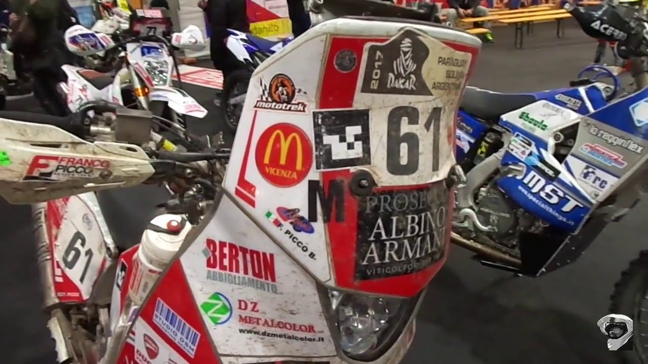 Yamaha WR450F prepared for Dakar rally ... rider is Franco Pico [rally motorcycle]