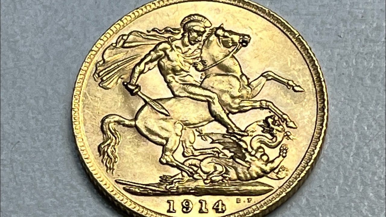 1914 gold sovereign prestige auctions Grimsby