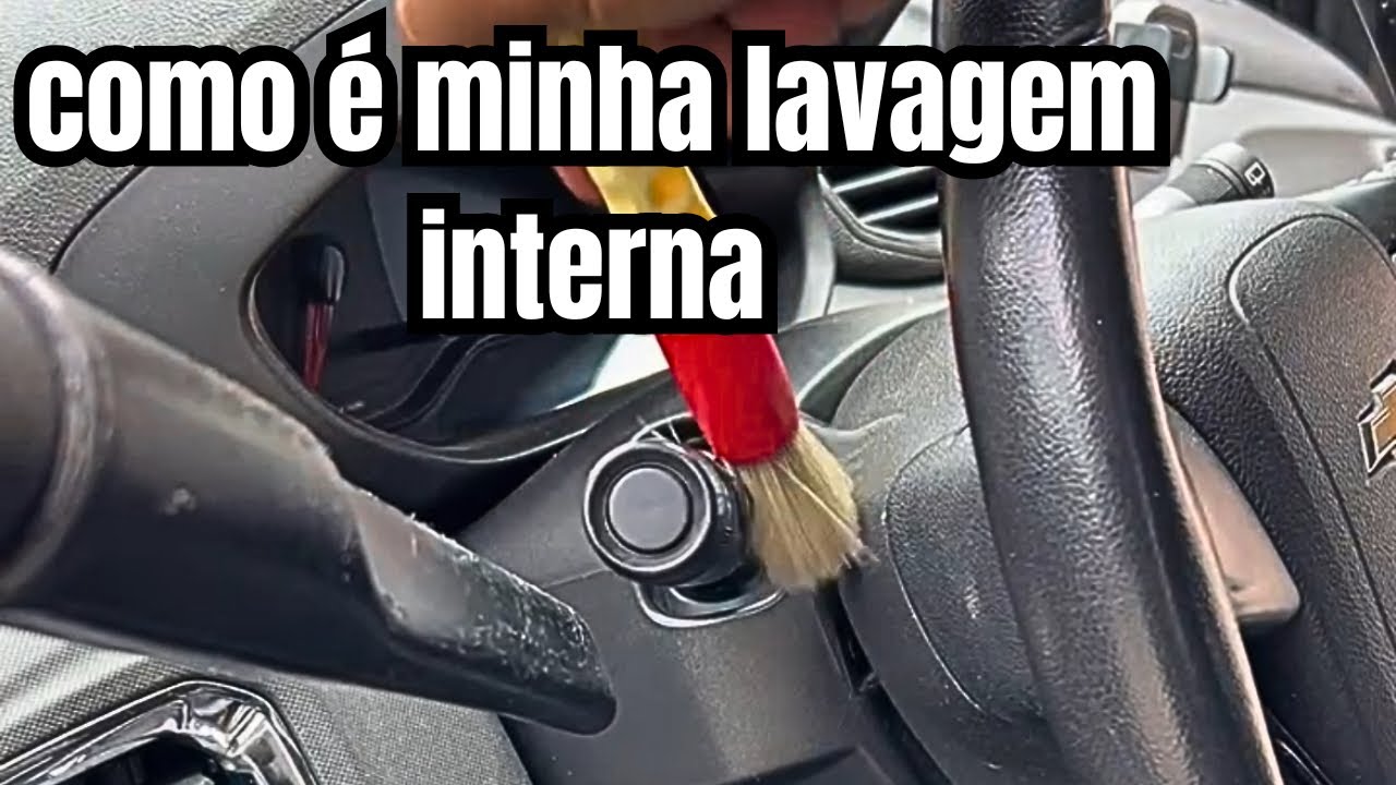 Como faço limpeza interna no carro 