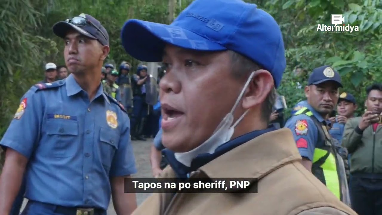 Barikada kontra mining sa Dupax del Norte, Nueva Vizcaya, binuwag ng kapulisan