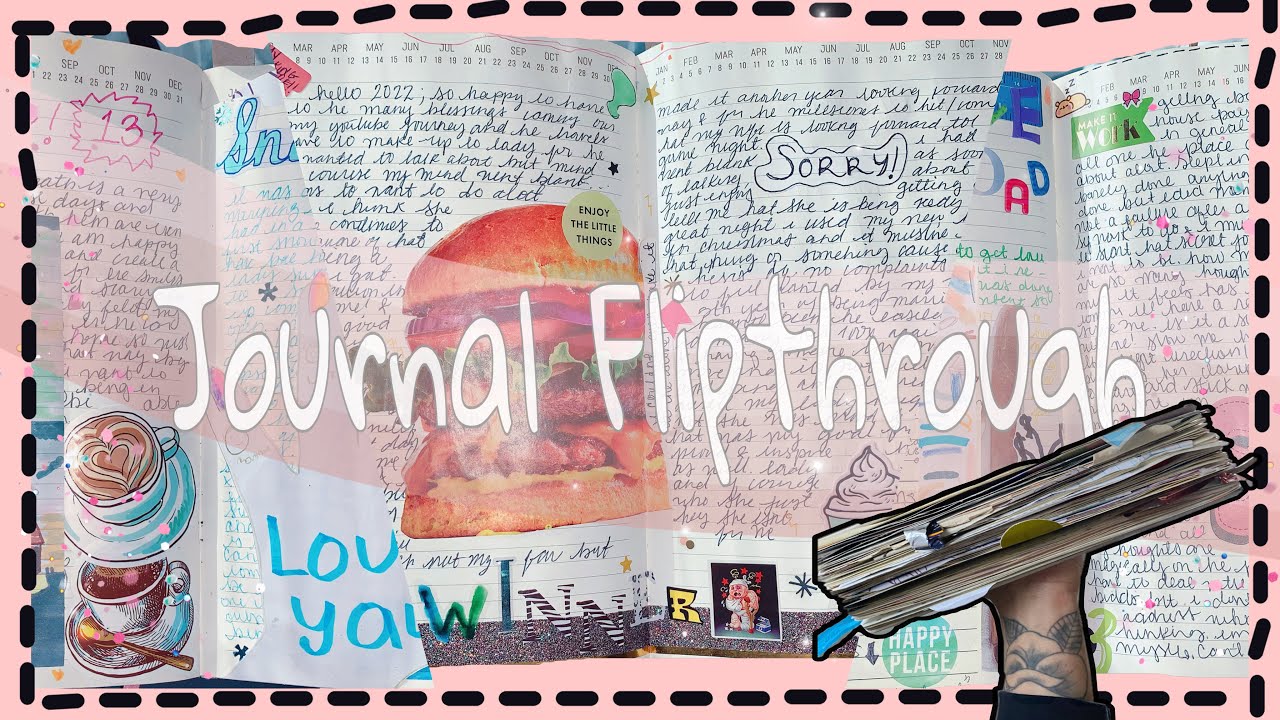 COMPLETED JOURNAL FLIPTHROUGH 📓 creative daily journal #fauxbonichi ✨