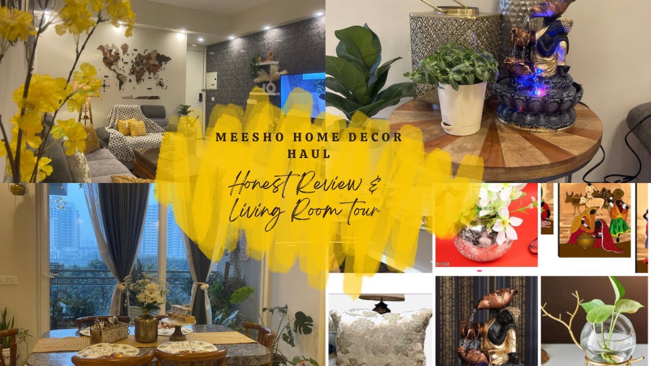 *Meesho* Home Decor haul starting Rs.150💖 Honest & Unsponsored Review 🏡Living Room Tour