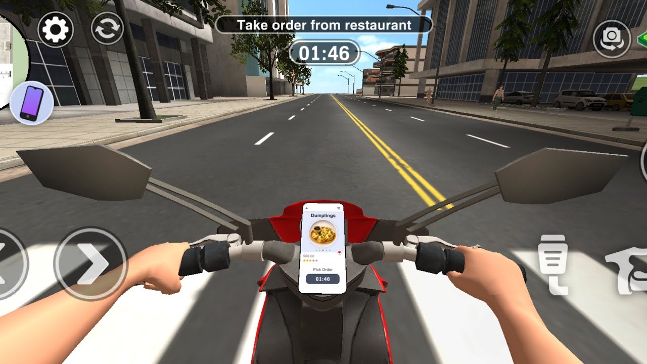 Urban Food Delivery Game Full Gameplay | First Time Playing 😱