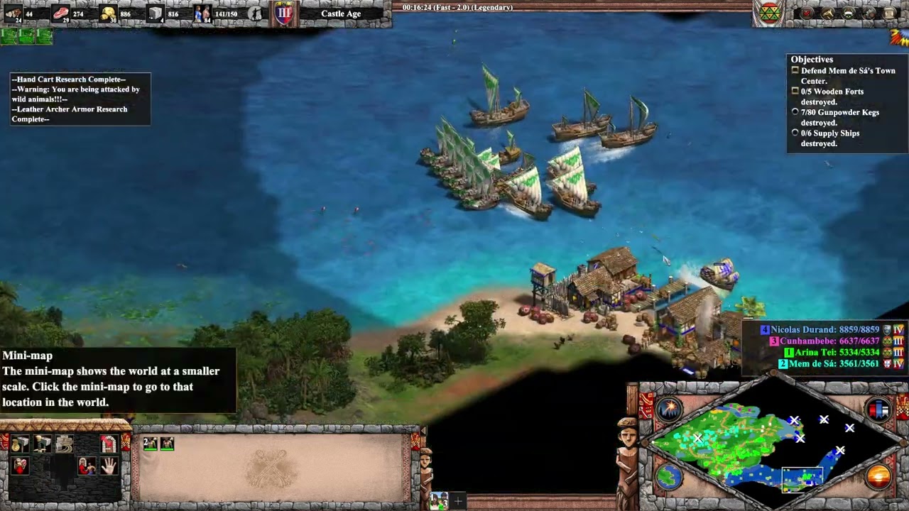 AoE2:DE - The Last Chieftains - Arariboia 4: Up in Smoke