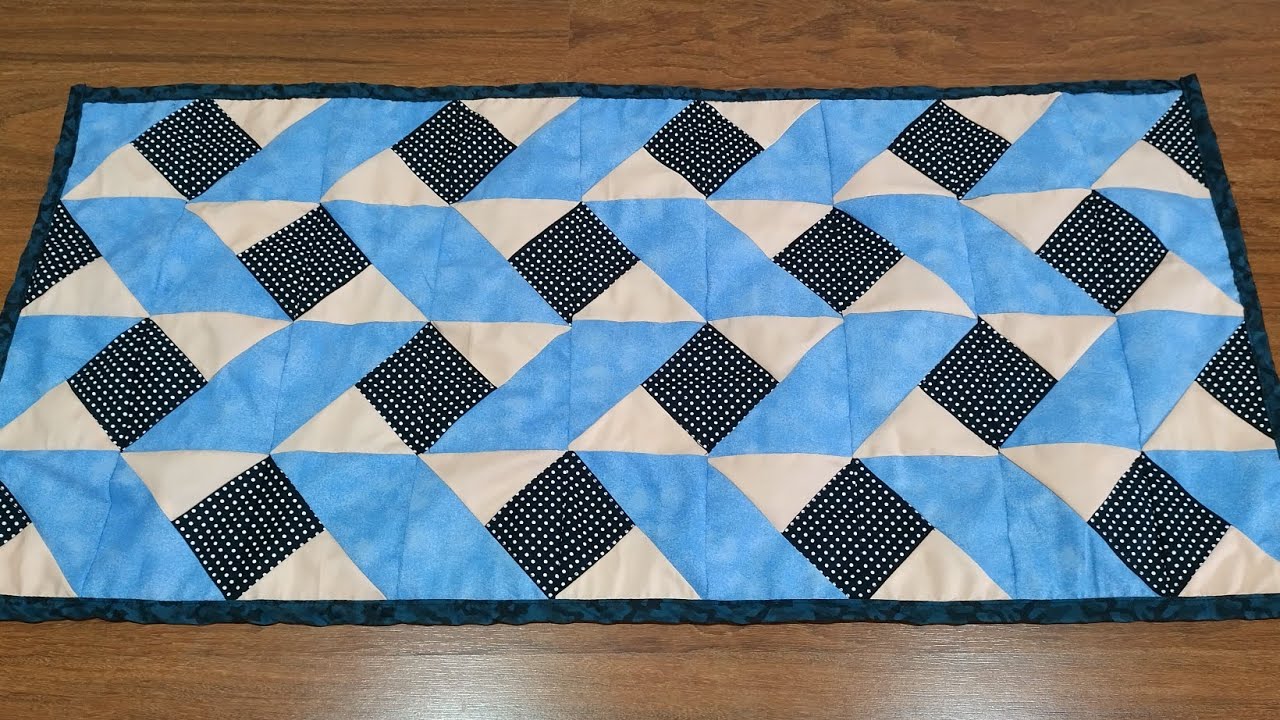 Tapete passadeira, em Patchwork, passo a passo.
