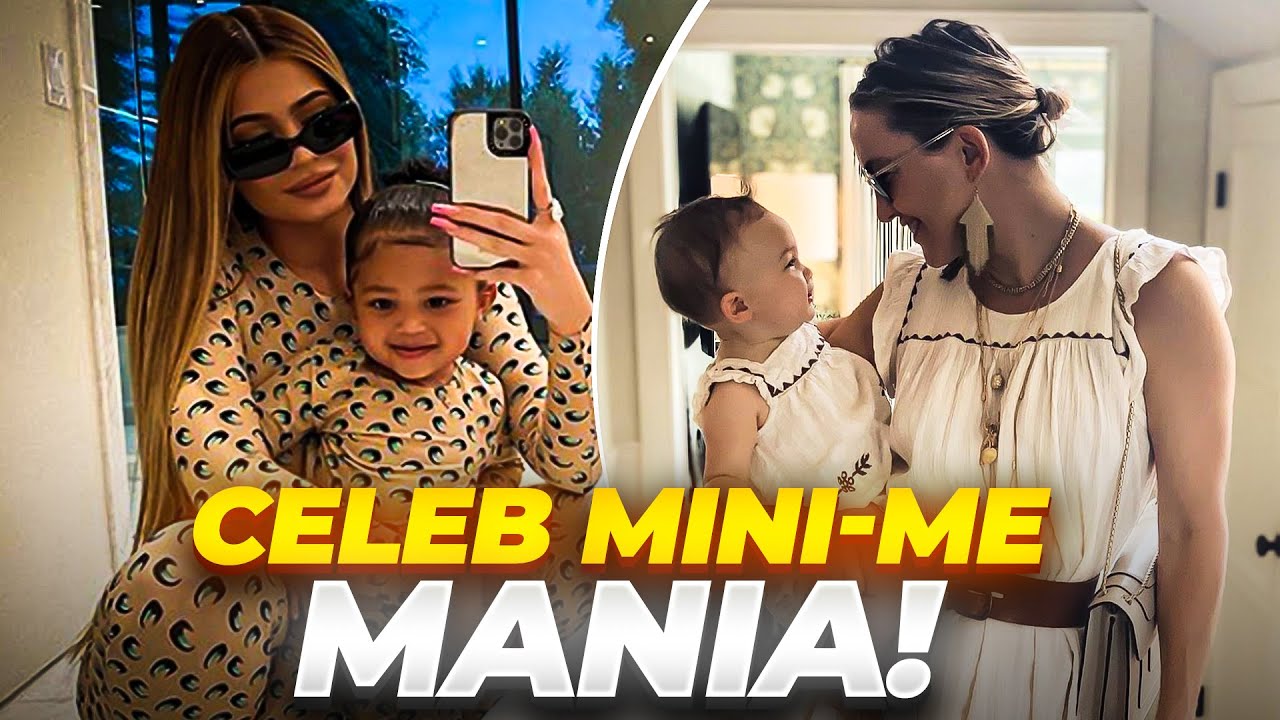CELEBRITIES TWINNING WITH THEIR LITTLE ONES