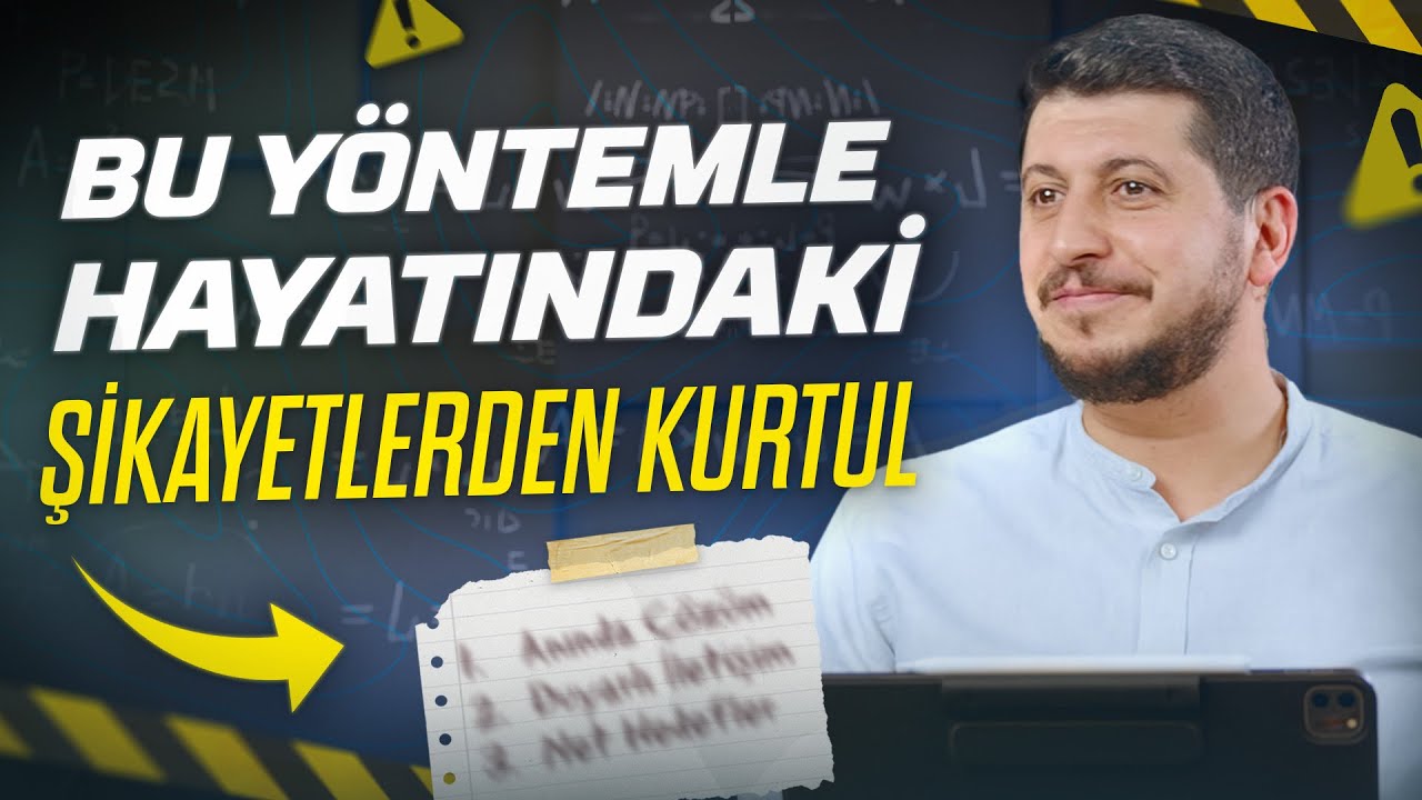 Şikayet Etme Hastalığından Nasıl Kurtulurum? @Harun Serkan Aktaş