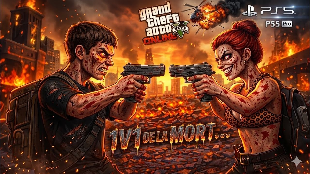 ON A FAIT UN 1V1 DE LA MORT SUR GTA ONLINE… 💀 (NOTRE AMITIÉ N’A PAS SURVÉCU)
