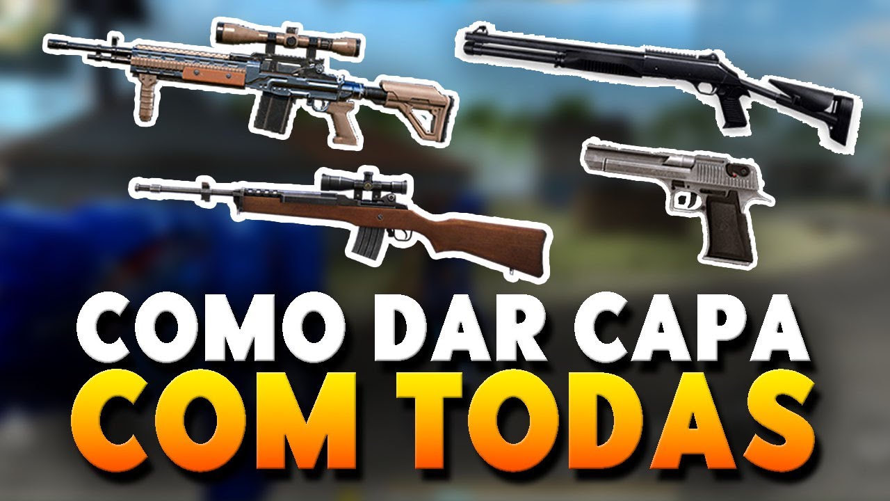 A TÉCNICA PARA DAR CAPA COM CADA ARMA DE UM TIRO NO FREE FIRE!