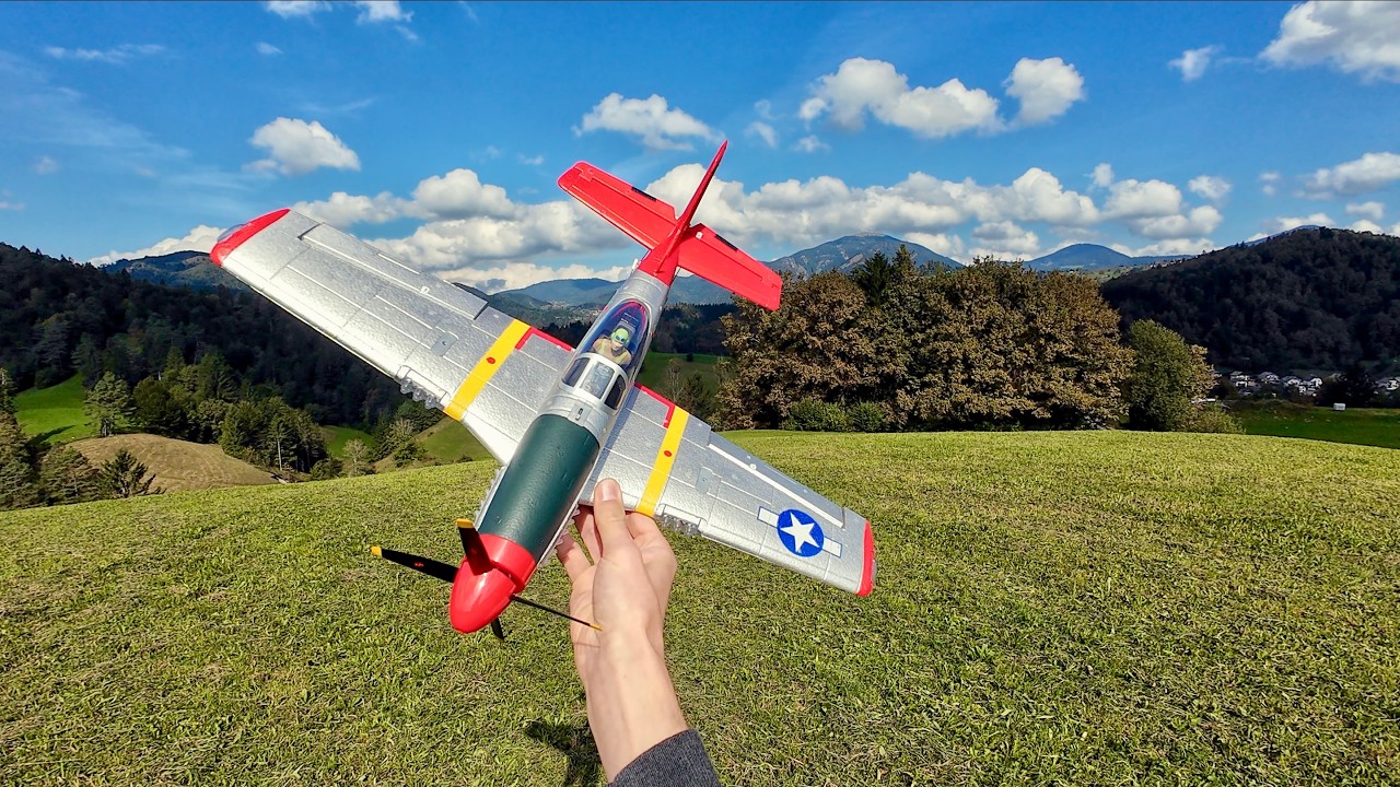 XK A280 P-51 Mustang | Flying in windy conditions